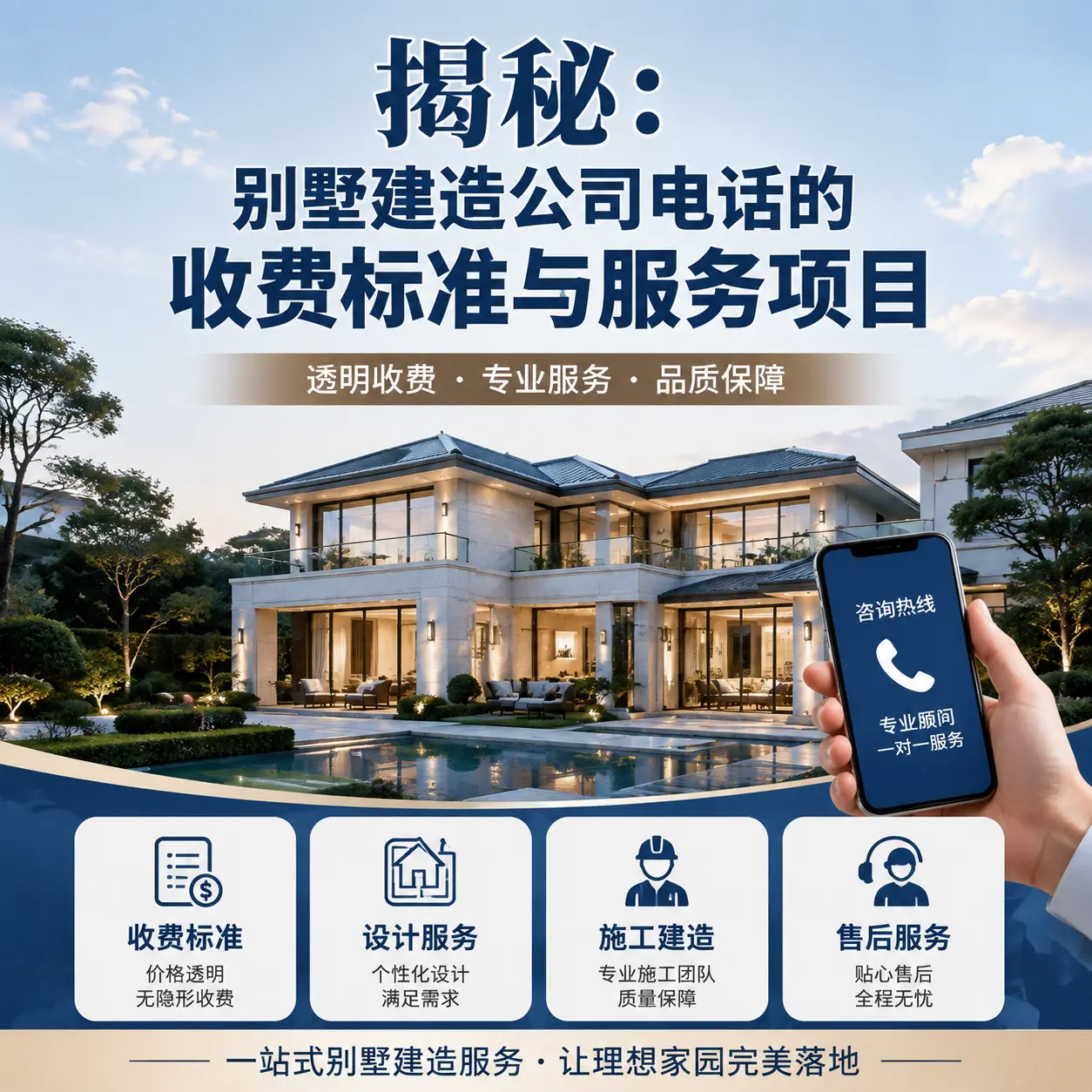 揭秘：麻江别墅建造公司电话的收费标准与服务项目
