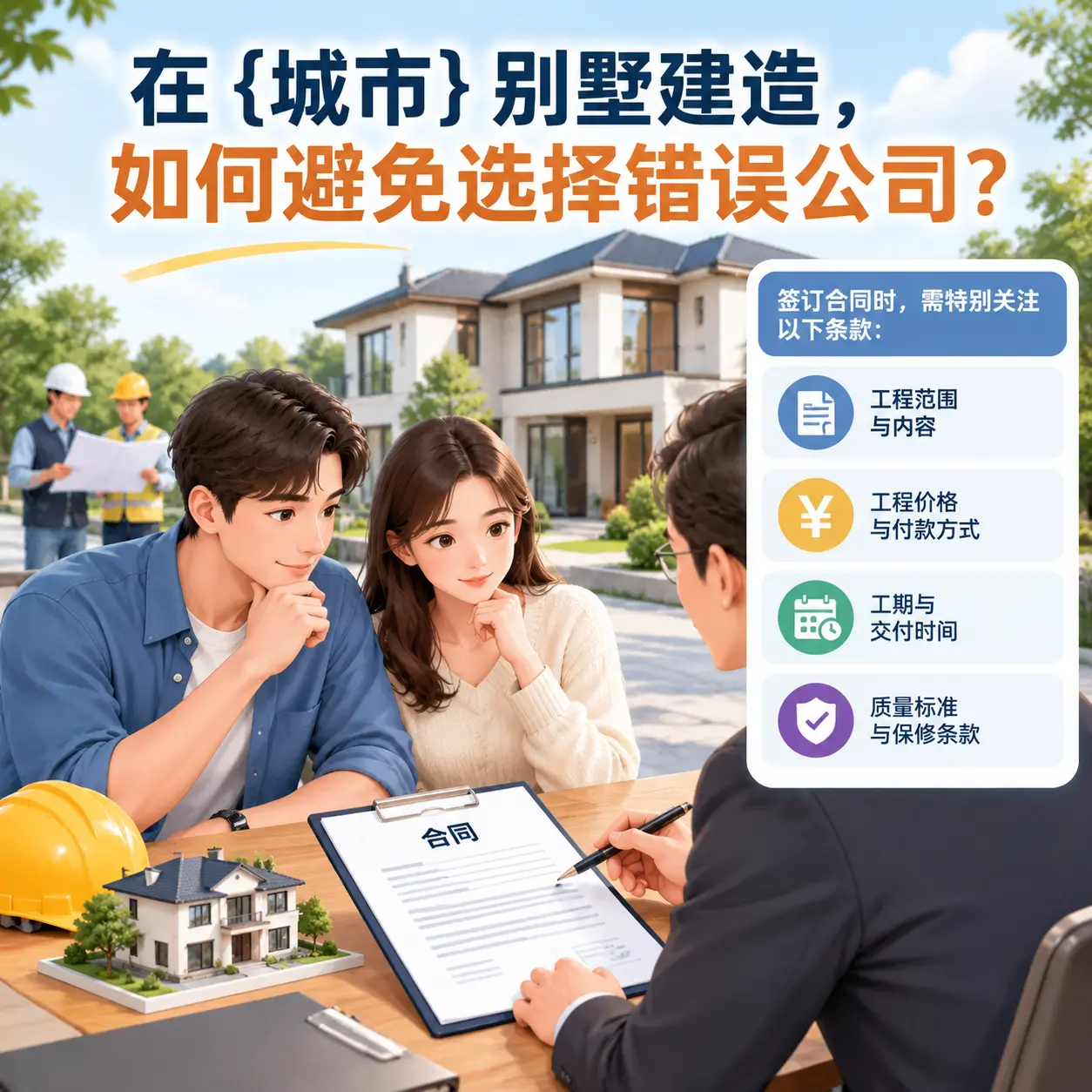 在 麻江 别墅建造,如何避免选择错误公司?