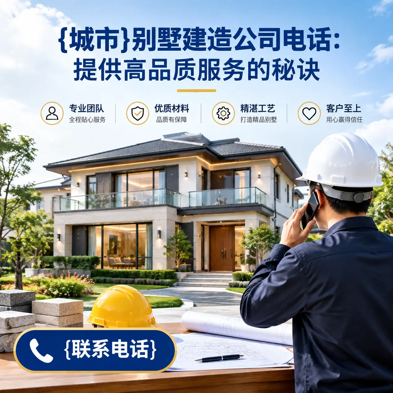 麻江别墅建造公司电话:提供高品质服务的秘诀