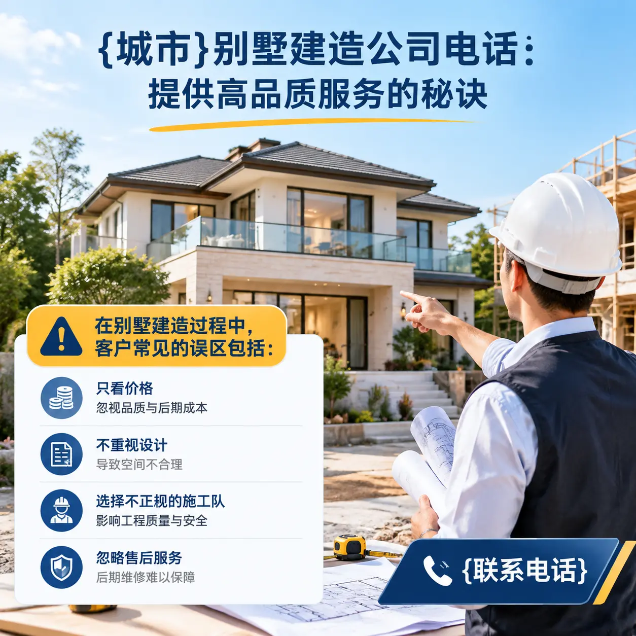麻江别墅建造公司电话:提供高品质服务的秘诀