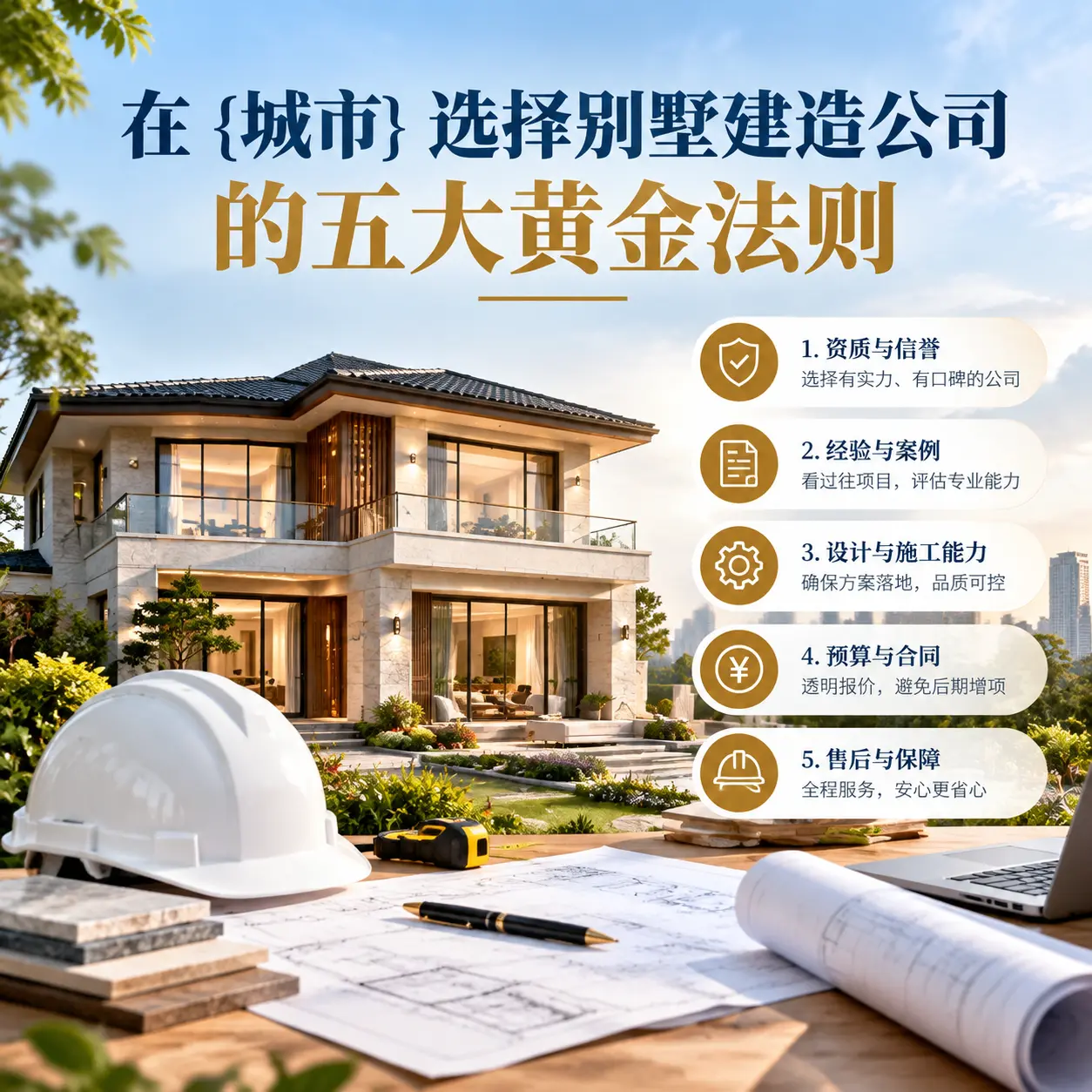 在 麻江 选择别墅建造公司的五大黄金法则