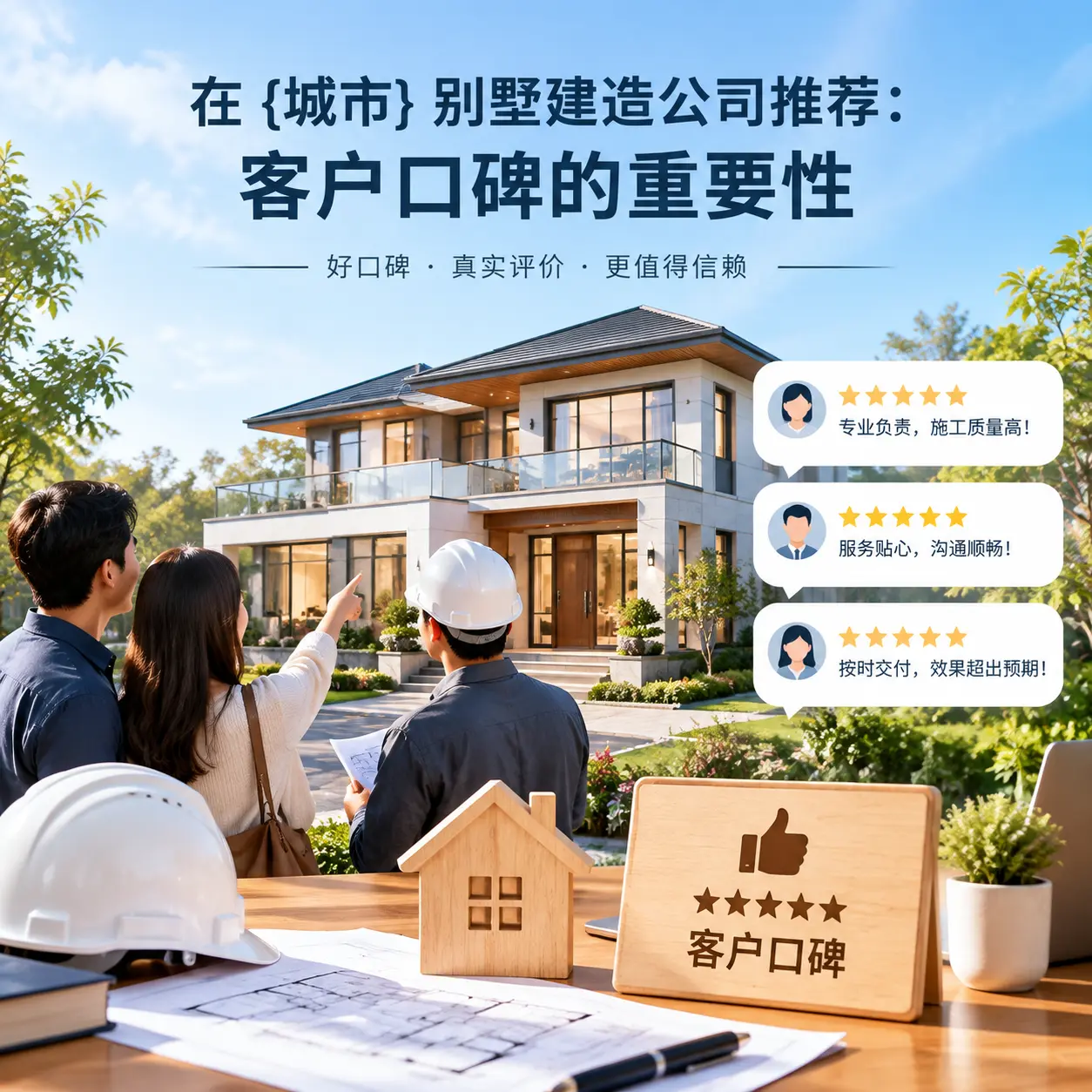 在 麻江 别墅建造公司推荐:客户口碑的重要性