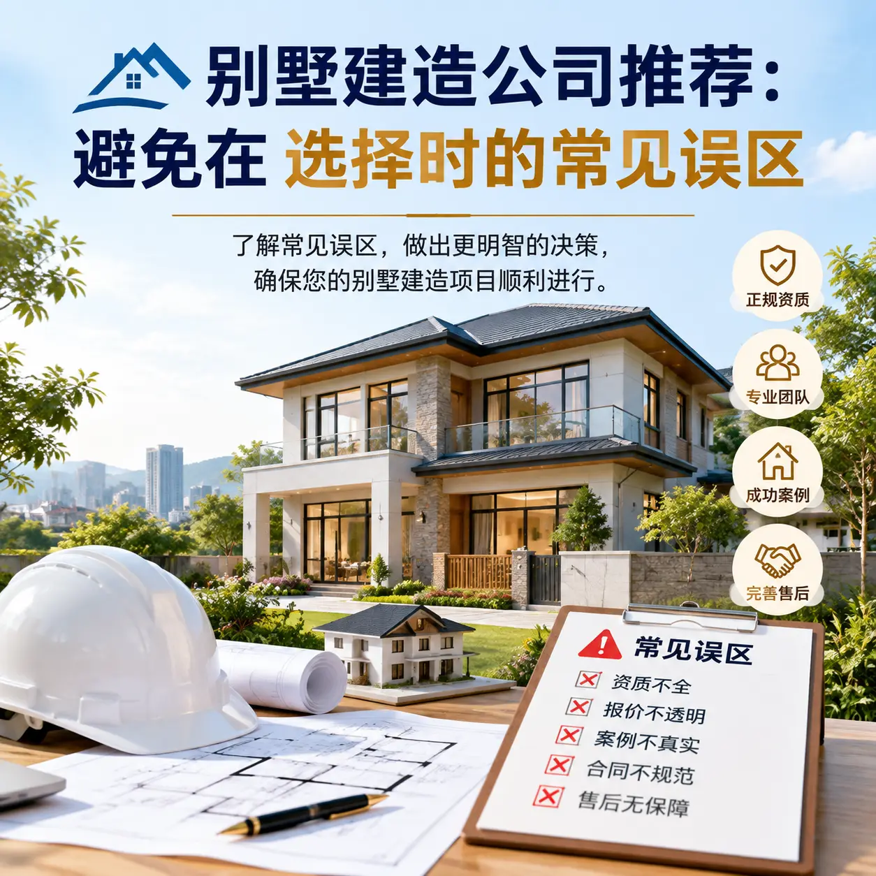别墅建造公司推荐:避免在 麻江 选择时的常见误区