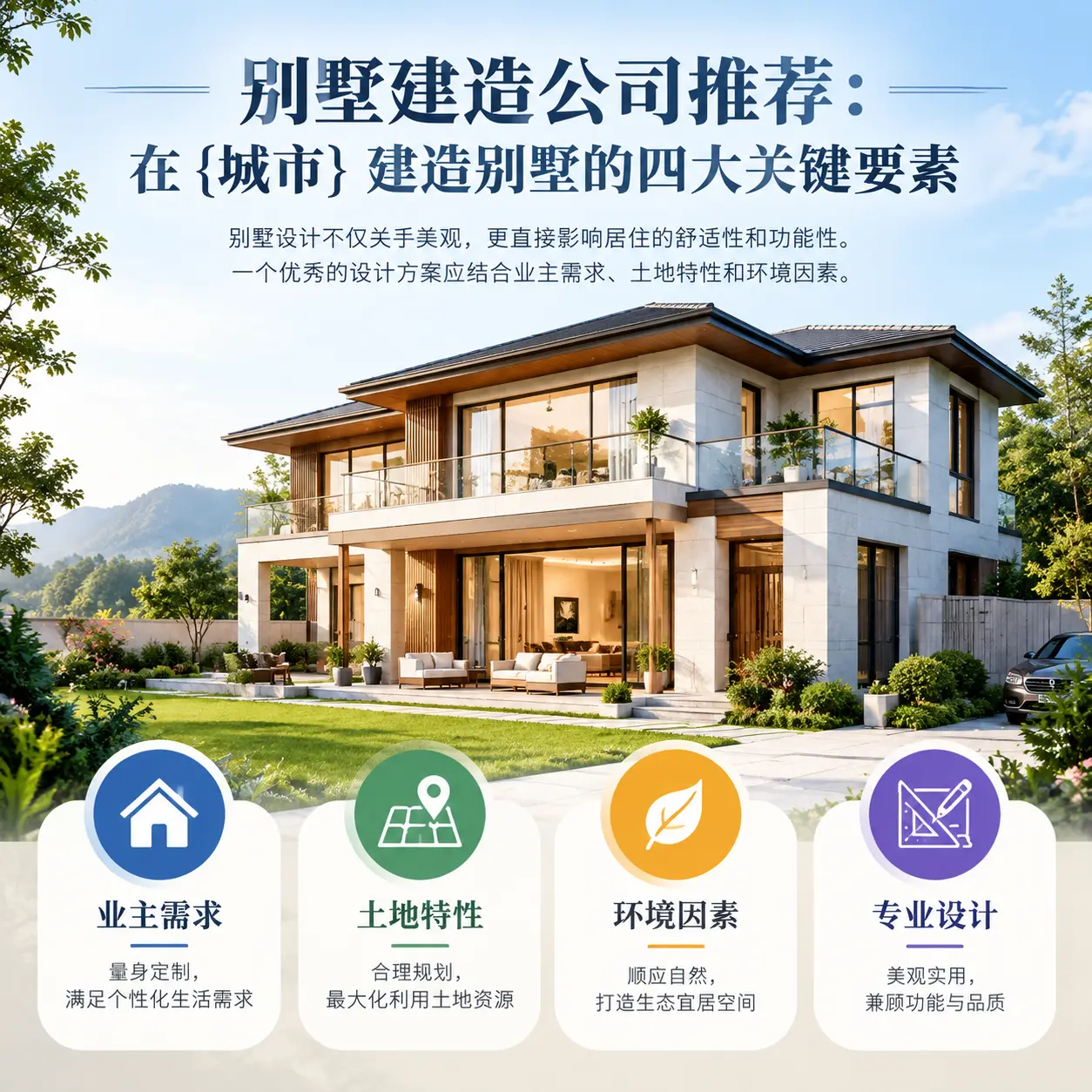 别墅建造公司推荐:在 麻江 建造别墅的四大关键要素
