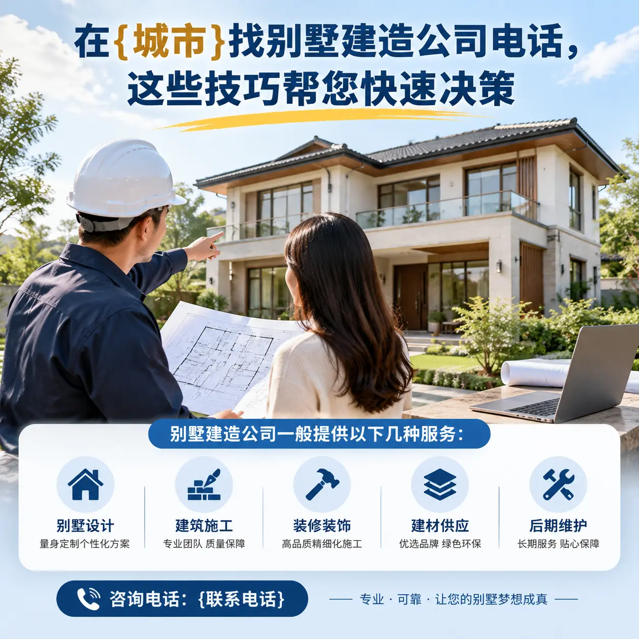 在麻江找别墅建造公司电话，这些技巧帮您快速决策